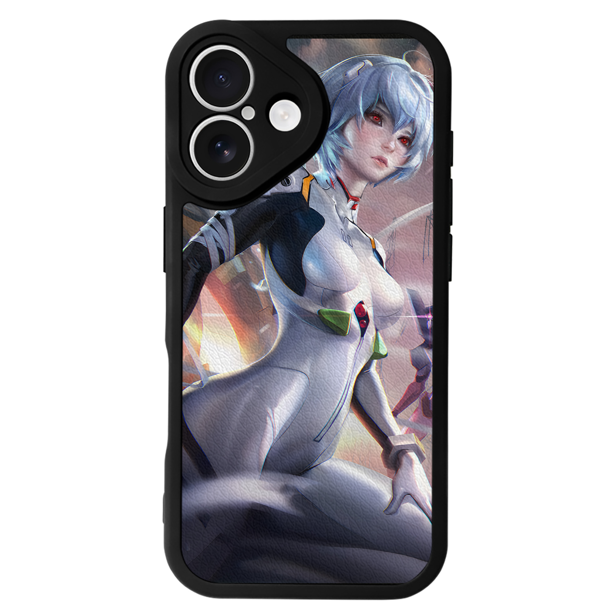 （画像用） EVA 新世紀エヴァンゲリオン 【iPhone 16シリーズ対応】シリコンスマホケース（レザー調） 材質：シリコン